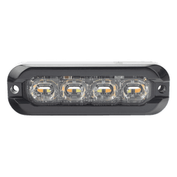 Luz perimetral , 8 LED Ultra Brillantes, Dual Color Ambar / Claro