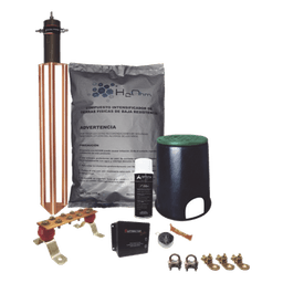 Kit de Tierra Física con Electrodo Magnetoactivo de 45 AMP Y Supresor de Picos SOHO