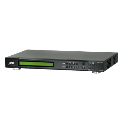 Matriz HDMI / 4x4 / Escalador Integrado / Videowall 8 Perfiles / Seamless Switch / 6.75 Gbps / IR / RS-232 / Ethernet
