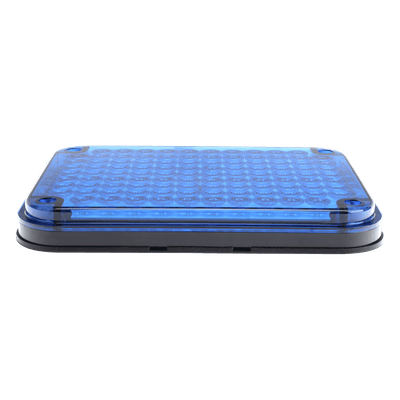 Luz de advertencia de 9x7", Color Azul, Ideal para Ambulancias