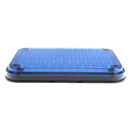 Luz de advertencia de 9x7", Color Azul, Ideal para Ambulancias