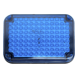 Luz de advertencia de 9x7", Color Azul, Ideal para Ambulancias