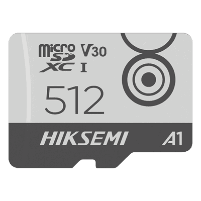 MicroSD HIKSEMI CITY GO / 512 GB / 100 MB/s Lectura / 85 MB/s Escritura / Clase 10 U3 V30 / TLC NAND / Especializada Para Videovigilancia Móvil 24/7