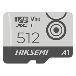 MicroSD HIKSEMI CITY GO / 512 GB / 100 MB/s Lectura / 85 MB/s Escritura / Clase 10 U3 V30 / TLC NAND / Especializada Para Videovigilancia Móvil 24/7