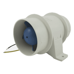 Soplador de aire / 3 pulgadas (76 mm) / 24 VCC / 135 CFM / 1.7 A / Motor sellado / USCG 183.410