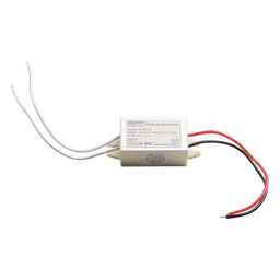 Fuente de alimentación / 12 VCC / 1 A / IP67 / 46x20x30 mm / -30°C a 50°C / 100-240 VCA
