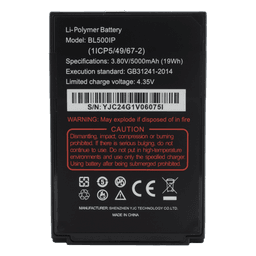Batería Li-Ion de Repuesto / 5,000 mAh / 3.8 VCD / Carga Rápida 4.35 VCD / Radios RG725/750