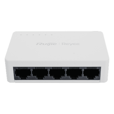 Switch No Administrable / 5 Puertos Gigabit / 10 Gbps Switching / Plug & Play / 2.1W Máximo / Cloud Visible