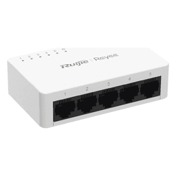 Switch No Administrable / 5 Puertos Gigabit / 10 Gbps Switching / Plug & Play / 2.1W Máximo / Cloud Visible
