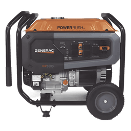 Generador Portátil a Gasolina, 6.5 kW, 120/240Vca, Arranque Manual