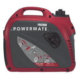 Generador Inversor Portátil a Gasolina, 1.7 kW, 120vca , Arranque Manual