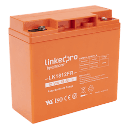 Batería de respaldo 12 V |  18 Ah | AGM | Certificada UL94-V0 Retardante a la Flama  | Especial para Seguridad Electrónica | UPS | Sistemas de Emergencia | Vida útil 5 años | Terminales T1
