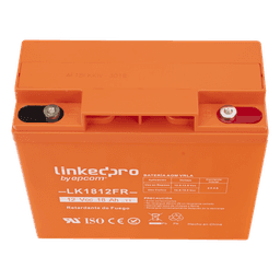 Batería de respaldo 12 V |  18 Ah | AGM | Certificada UL94-V0 Retardante a la Flama  | Especial para Seguridad Electrónica | UPS | Sistemas de Emergencia | Vida útil 5 años | Terminales T1