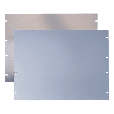 Tapa Ciega Para Rack Estándar de 19in, Plano, de Aluminio, 3 UR