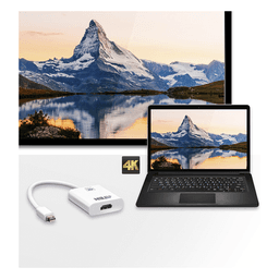 Adaptador activo de Mini DisplayPort a HDMI 4K | DisplayPort 1.2a | Compatible con audio