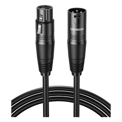 Cable XLR Balanceado / 3 Pines / 15 m (49.2 ft) / Triple Blindaje / Conectores Niquelados / Diámetro 6 mm
