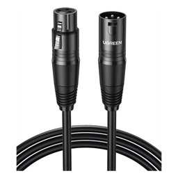 Cable XLR Balanceado / 3 Pines / 15 m (49.2 ft) / Triple Blindaje / Conectores Niquelados / Diámetro 6 mm