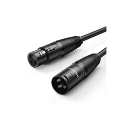 Cable XLR Balanceado / 3 Pines / 15 m (49.2 ft) / Triple Blindaje / Conectores Niquelados / Diámetro 6 mm