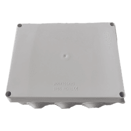 Caja de Derivación para Exterior / IP65 / IK07 / 10 Entradas / 200 x 155 x 80 mm (7.9 x 6.1 x 3.1 in) / ABS Aislante