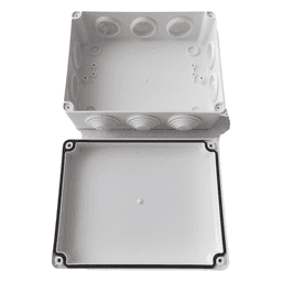 Caja de Derivación para Exterior / IP65 / IK07 / 10 Entradas / 200 x 155 x 80 mm (7.9 x 6.1 x 3.1 in) / ABS Aislante