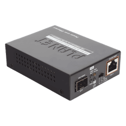 Convertidor de Medios PoE, 1 Puerto RJ45 Gigabit con Salida PoE 802.3af/at/bt (Hasta 60 W)/ 1 Puerto SFP 100/1000BASE-X