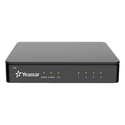 Conmutador IP SIP / 20 extensiones / 10 llamadas simultáneas / 2 puertos FXO analógicos