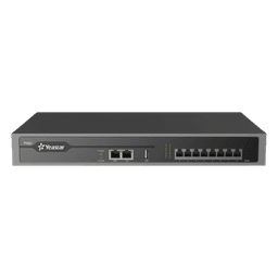Conmutador IP PBX Enterprise / 50 Extensiones SIP / 25 Llamadas Simultáneas / Hasta 8 Puertos FXO/FXS/BRI / Omnicanal WhatsApp, Facebook, SMS / Transcripción IA / Call Center Integrado