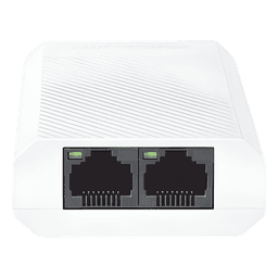 Extensor PoE+ (30 Watts Entrada) / 1000 Mbps con 2 Salidas PoE+ (30 Watts Totales de Salida) / Uso Interior / Podemos Alimentar 2 Cámaras IP