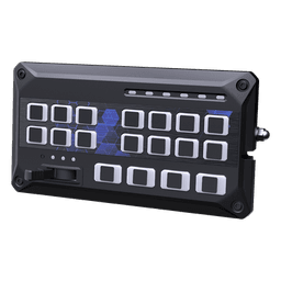 Sirena Vehicular de 200W de Potencia, Con Controlador de Panel Deslizante de 19 botones, indicador de flecha de tráfico de 6 LED, 12 Salidas Auxiliares