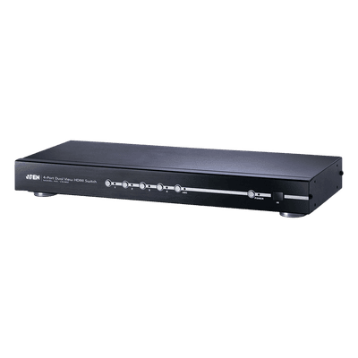 Switch HDMI / 4 Entradas / 2 Salidas / 3D y ARC / 15 m (49 ft) / 6.75 Gbps / Montaje en Rack