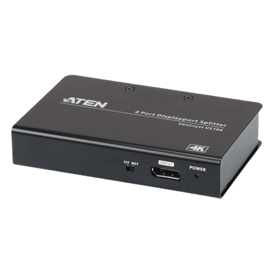 Distribuidor DisplayPort / 4 Puertos / 4K@60Hz / DP 1.2a / HDCP 1.3 / MST-SST / 21.6 Gbps