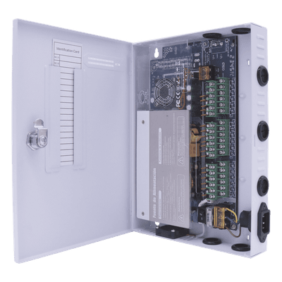 Fuente de Alimentación Multicanal / 18 Canales / 30 A Total / 1.85 A por Salida / Voltaje Ajustable 11-15 VDC / 200 W / Operación -20°C a 70°C