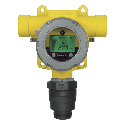 Detector de gas fijo remoto con sensor de oxígeno 0 a 25%, carcasa de aluminio, para áreas Clase I División 2, serie Sensepoint XCD RTD
