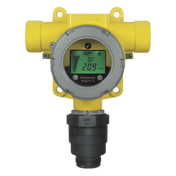 Detector de gas fijo remoto con sensor de oxígeno 0 a 25%, carcasa de aluminio, para áreas Clase I División 2, serie Sensepoint XCD RTD