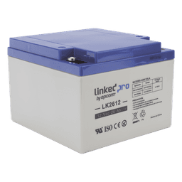 Batería de Respaldo AGM / 12 V / 26 Ah / Vida Útil 5 Años / Terminales M5 / Certificación UL