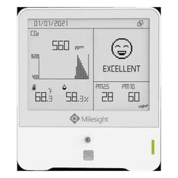 Sensor LoRaWAN 9 en 1 / Pantalla E-Ink 4.2 pulgadas / Alcance 15 km (49,212 ft) / Monitoreo Ambiental Integral / Batería Multianual
