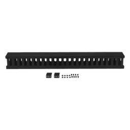 Organizador de Cable Vertical de 24 Unidades Rack Sencillo, Compatible con Racks Serie EIRL y EIQR