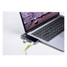 USB-C Travel Dock con Power Pass-Through
