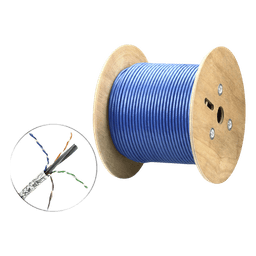 Cable SF/UTP / 4 Pares 23 AWG / 400 MHz / 4K / 305 m (1000 ft) / PoE+ / HDBaseT