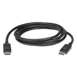 Cable DisplayPort | Longitud 2m | Alta definición | Hasta 8K | HDR Dinámico | 32 canales de audio digital | Pestañas de seguridad con botón de liberación