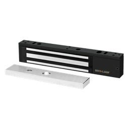 Chapa Magnética  600 Lbs / Led de Estatus / Color Negro /  Libre de Magnetismo Residual / Sensor de Adherencia / Diseño Elegante