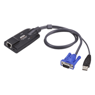 Switch KVM | cable DVI | USB de 2 puertos | con selector remoto de puerto