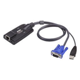 Switch KVM | cable DVI | USB de 2 puertos | con selector remoto de puerto