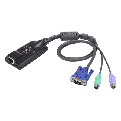 Switch KVM | cable DVI | USB de 2 puertos | con selector remoto de puerto