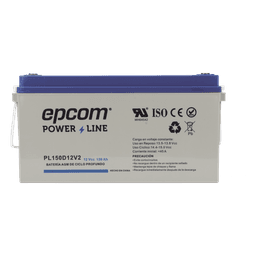 Batería de Respaldo AGM-VRLA / 12 V / 150 Ah / Ciclo Profundo / Terminales T5 / UL94-HB / Sin Mantenimiento