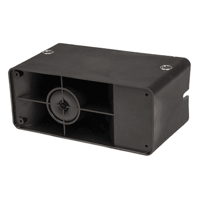 Alarma de reversa vehicular / 117 dBA / 12-24 Vcc / Montaje universal 152 mm (6')