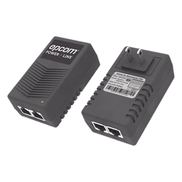 Adaptador de pared / Inyector PoE / 24 Vcc / 1 A / Controlado por chip IC / Protección contra OV, OC, SC, UV/  Fácil de instalar