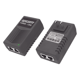 Adaptador de pared / Inyector PoE / 24 Vcc / 1 A / Controlado por chip IC / Protección contra OV, OC, SC, UV/  Fácil de instalar