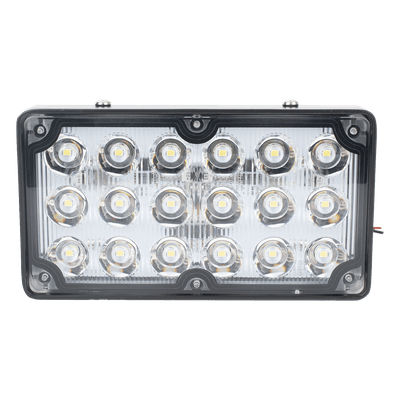 Luz de Escena de 6X3", Color Claro, Ideal para Ambulancias y Vehiculos de Trabajo