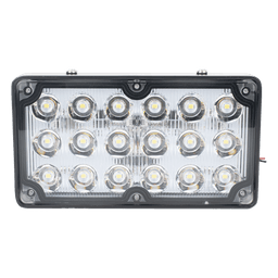 Luz de Escena de 6X3", Color Claro, Ideal para Ambulancias y Vehiculos de Trabajo